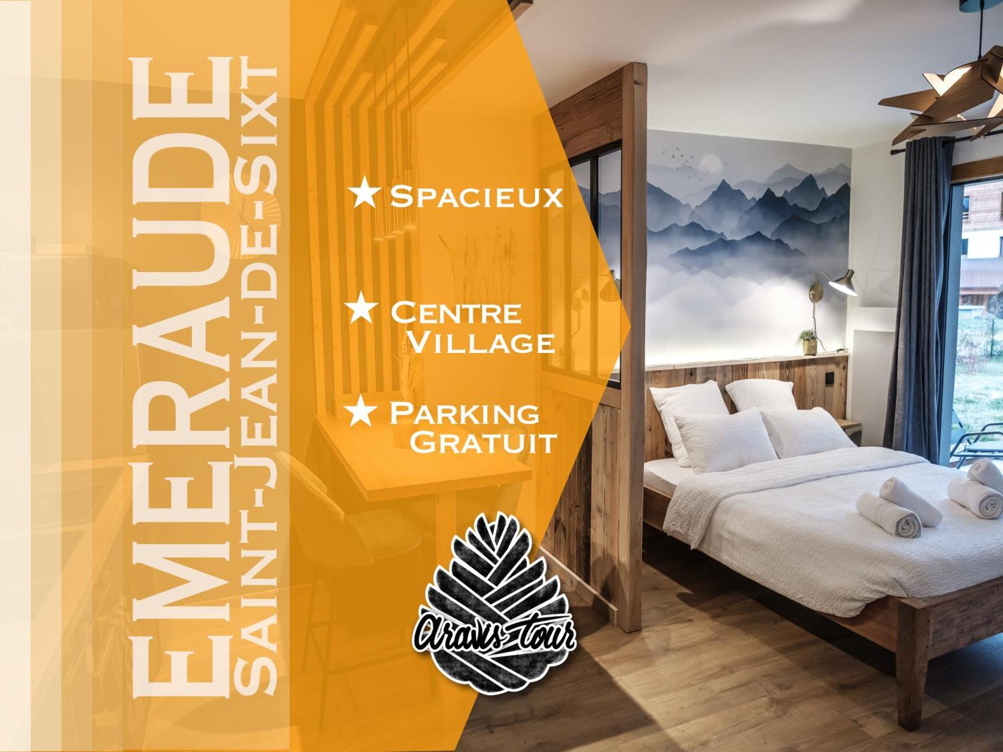 Residence Emeraude - Centre Village - Aravistour サン・ジャン・ド・シックス エクステリア 写真